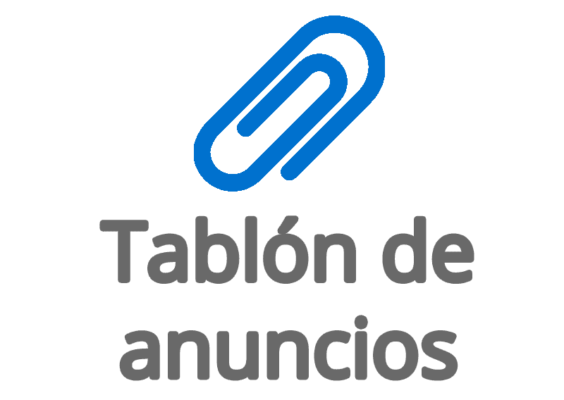 CAMBIO DE UBICACIÓN DEL TABLÓN DE ANUNCIOS